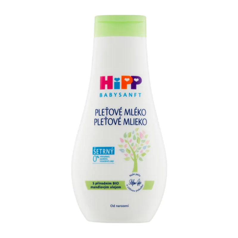 Hipp Babysanft Sensitive pleťové mléko pro děti od narození 350 ml