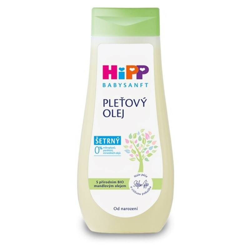Hipp Babysanft Sensitive pleťový olej pro děti od narození 200 ml