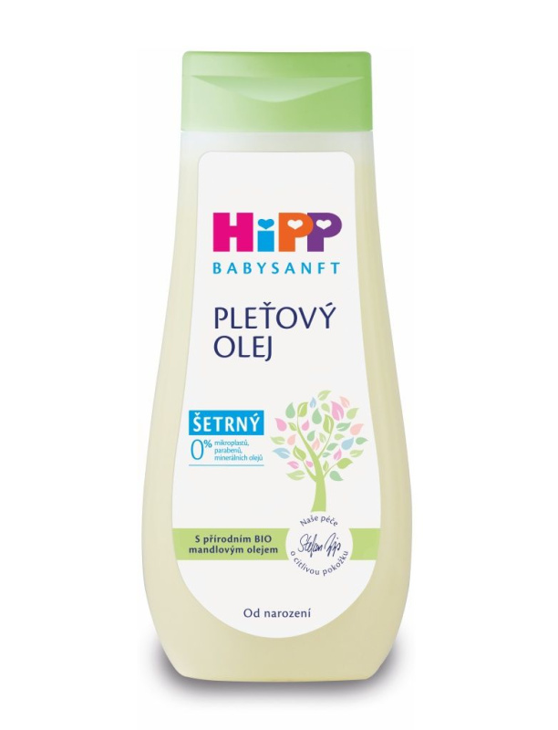 Hipp Babysanft Sensitive pleťový olej pro děti od narození 200 ml