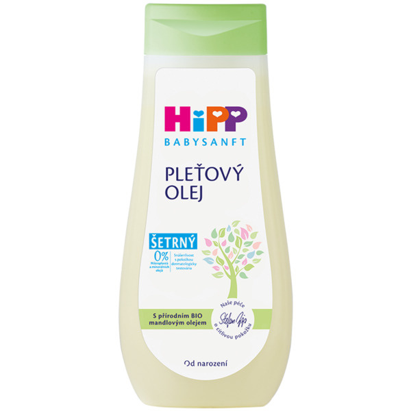 Hipp Babysanft Sensitive pleťový olej pro děti od narození 200 ml