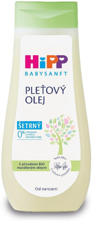 Hipp Babysanft Sensitive pleťový olej pro děti od narození 200 ml