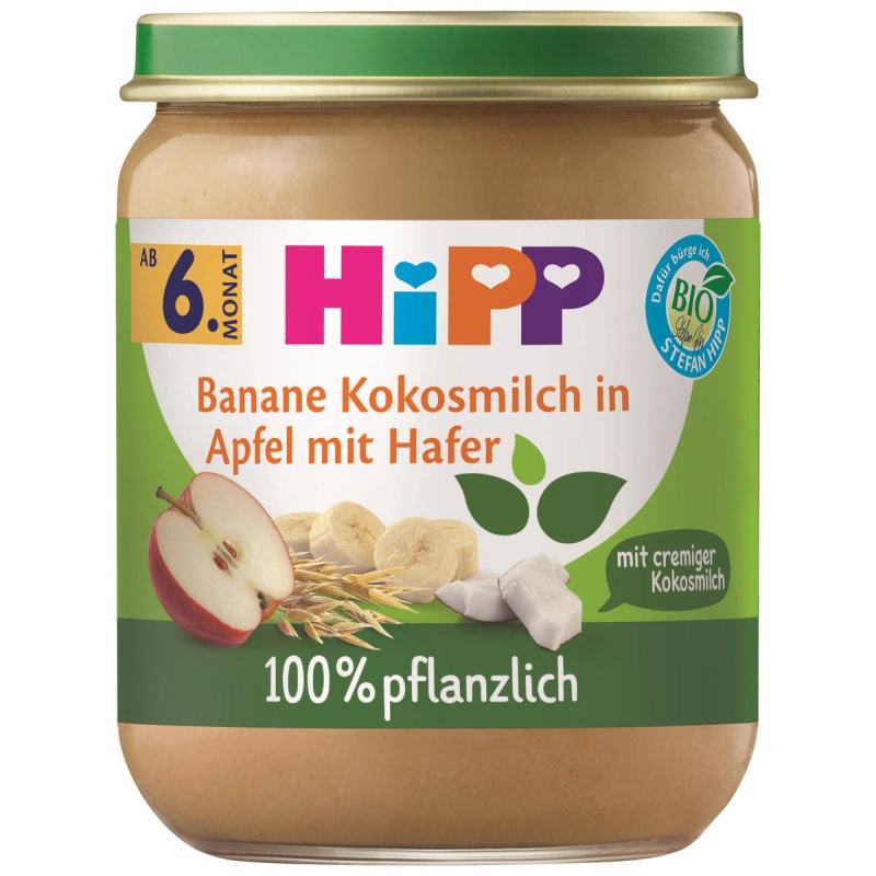Hipp BIO Ovocný příkrm jablko, banán, kokos