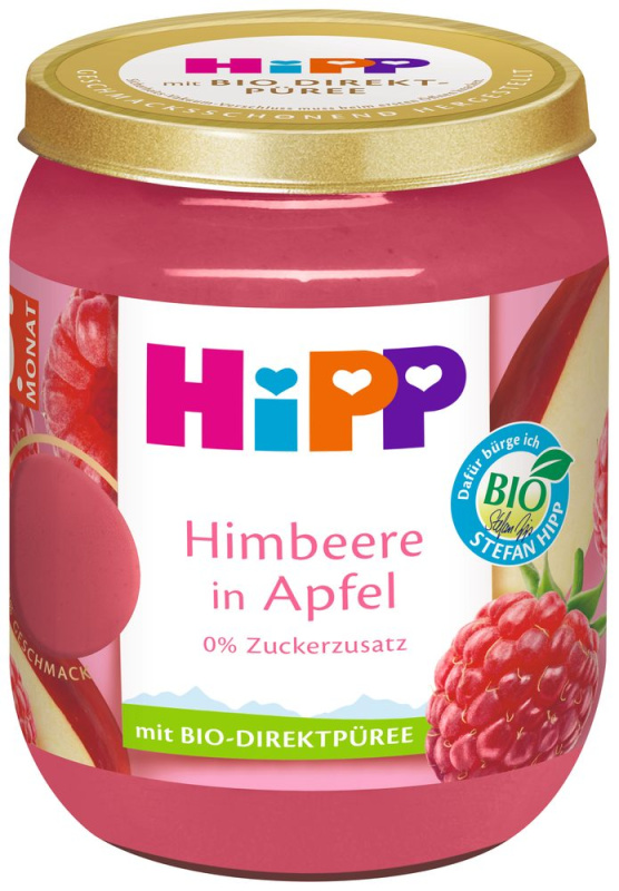 Hipp Superovoce BIO Jablka s malinami 160 g