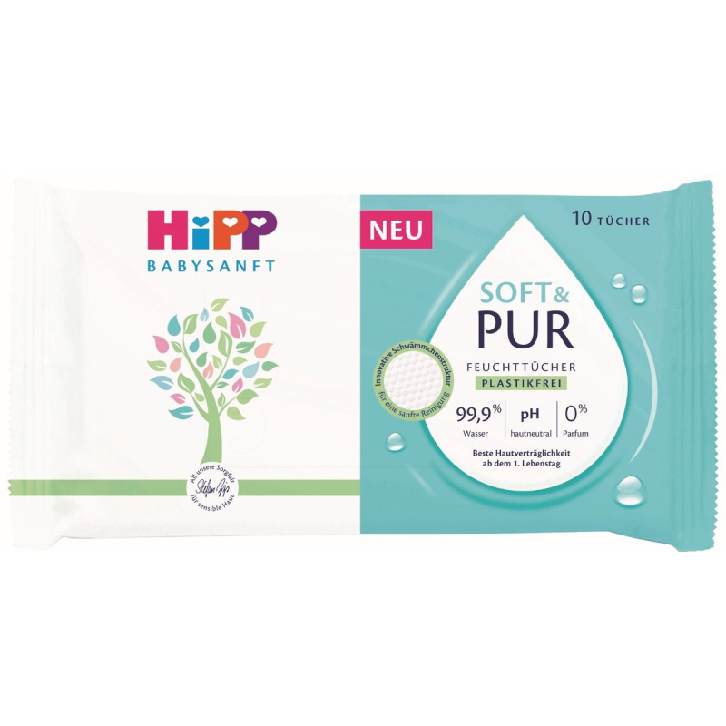 HiPP Babysanft Čistící vlhčené ubrousky Soft & Pur