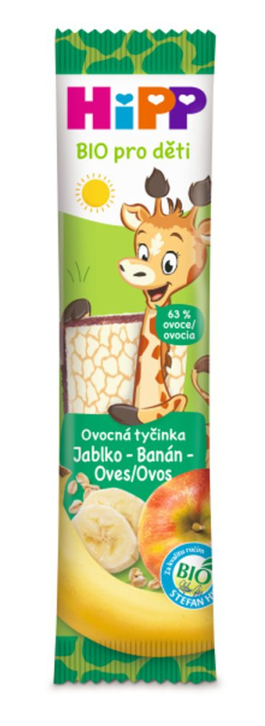 Hipp BIO Ovocná tyčinka banán jablko oves 23 g