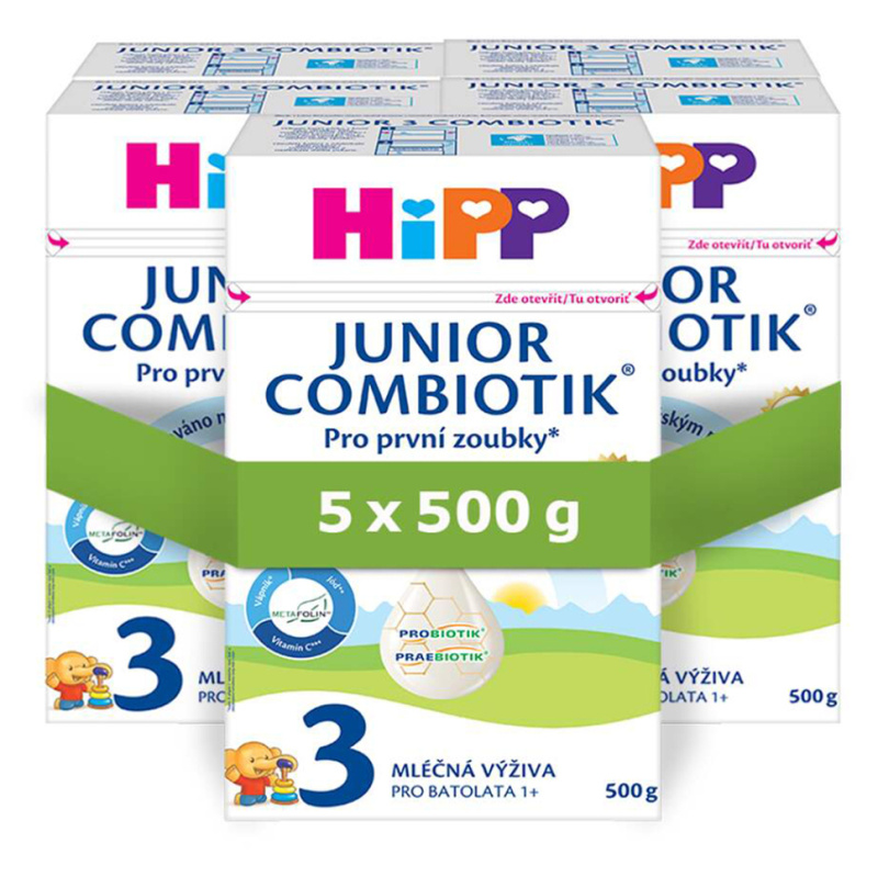 HiPP 3 Combiotik junior mléčná výživa 5 x 500 g