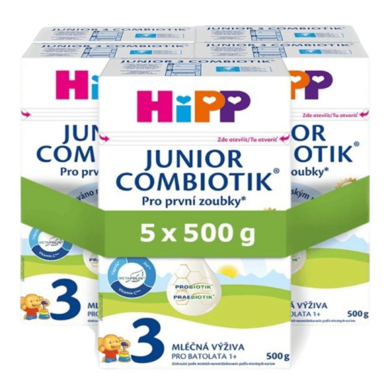 HiPP 3 Combiotik junior mléčná výživa 5 x 500 g