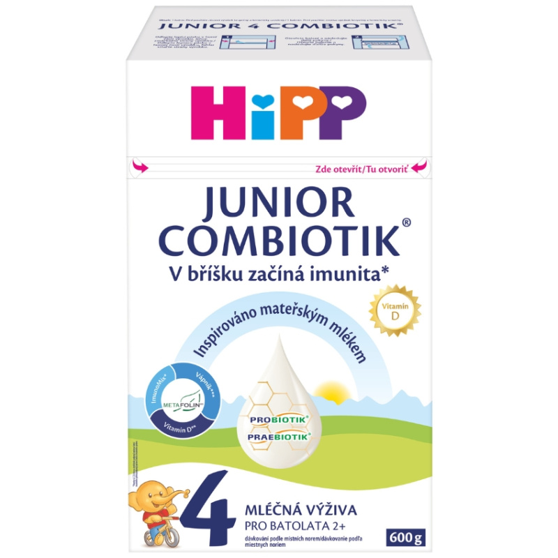 HiPP Batolecí mléko HiPP 4 Junior Combiotik 600g