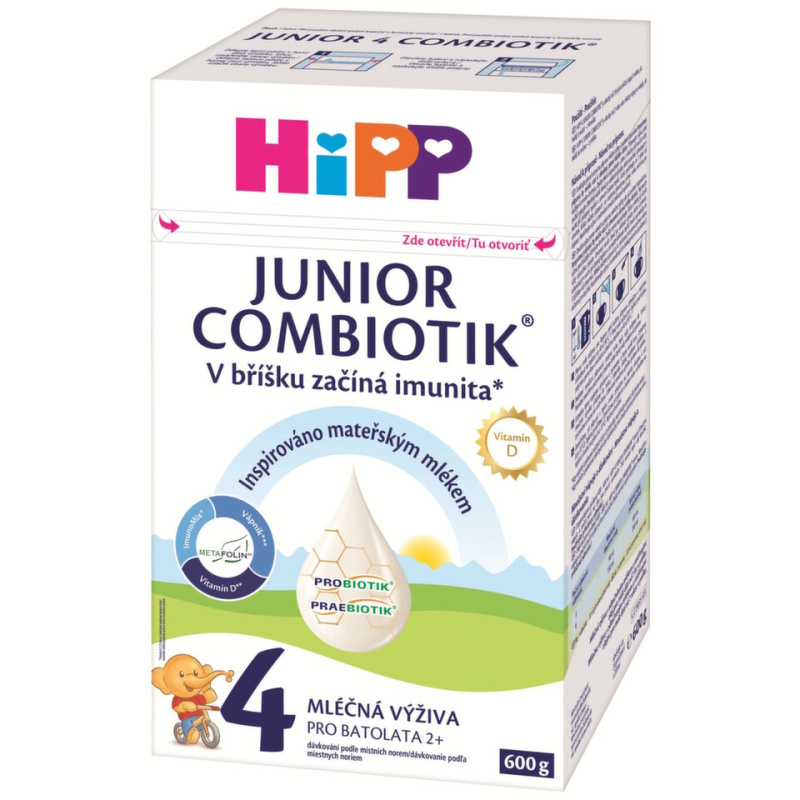 HiPP Batolecí mléko HiPP 4 Junior Combiotik 600g