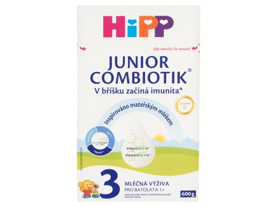 HiPP Batolecí mléko HiPP 3 Junior Combiotik 600g