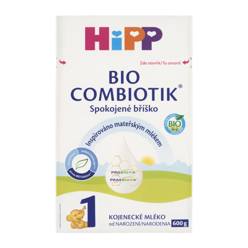 HiPP 1 Combiotik kojenecké mléko BIO 600g