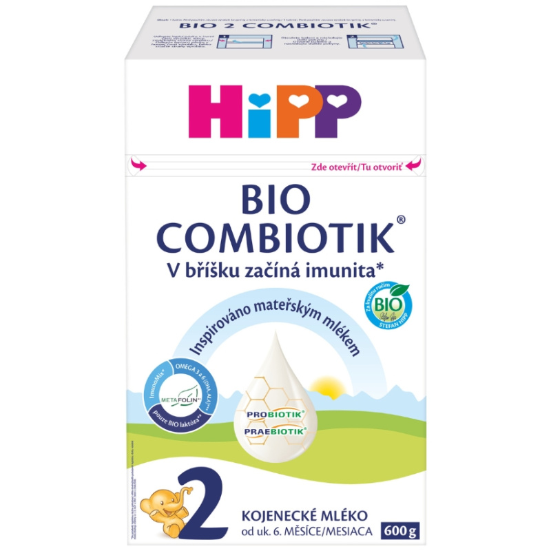Hipp 2 BIO Combiotik Pokračovací kojenecká výživa 600 g