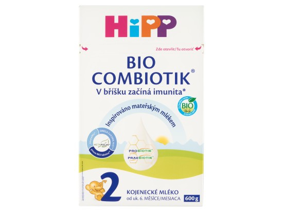 Hipp 2 BIO Combiotik Pokračovací kojenecká výživa 600 g