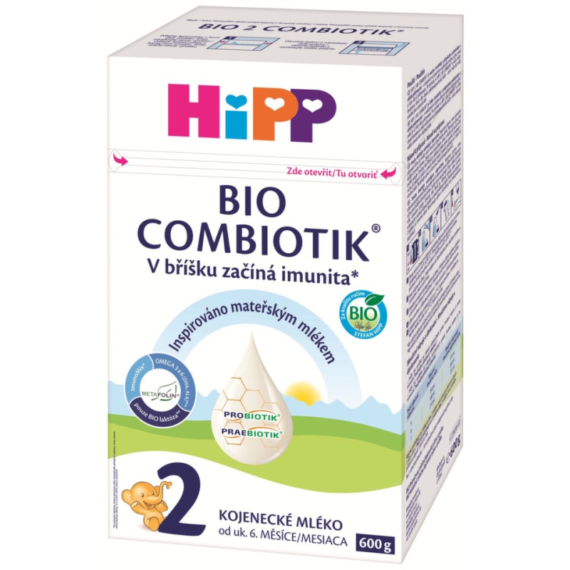 Hipp 2 BIO Combiotik Pokračovací kojenecká výživa 600 g