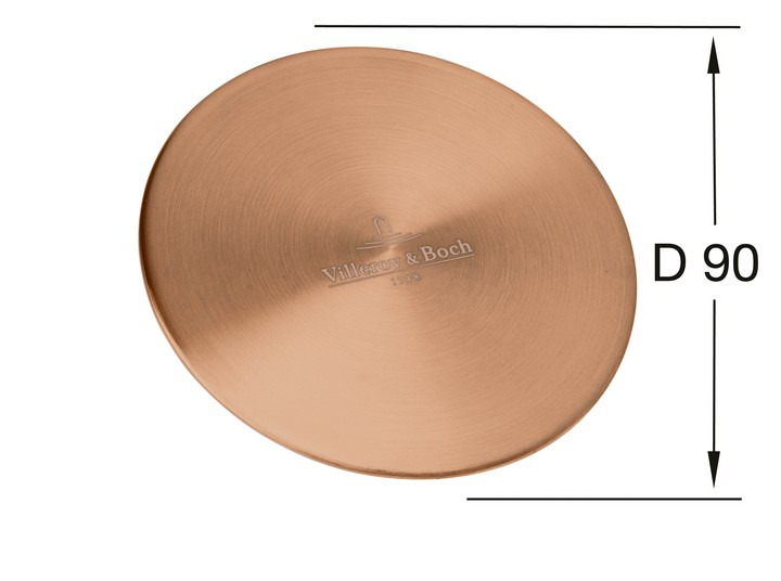 Příslušenství ke dřezům Villeroy & Boch - krytka odpadu 96241504, bronz 96241504