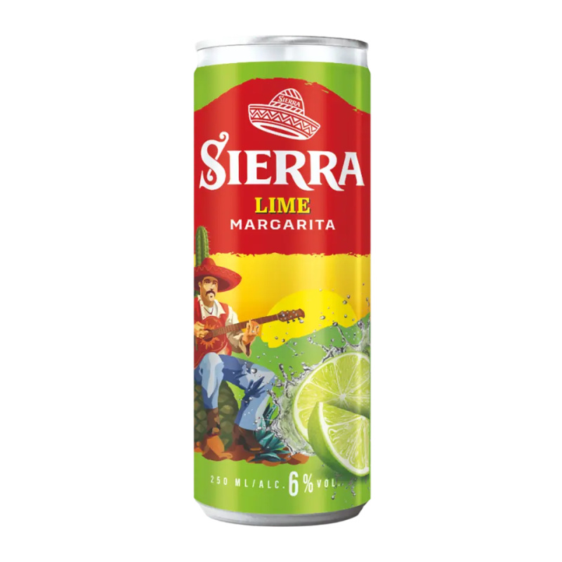 Sierra Tequila Margarita Lime RTD 6% obj.