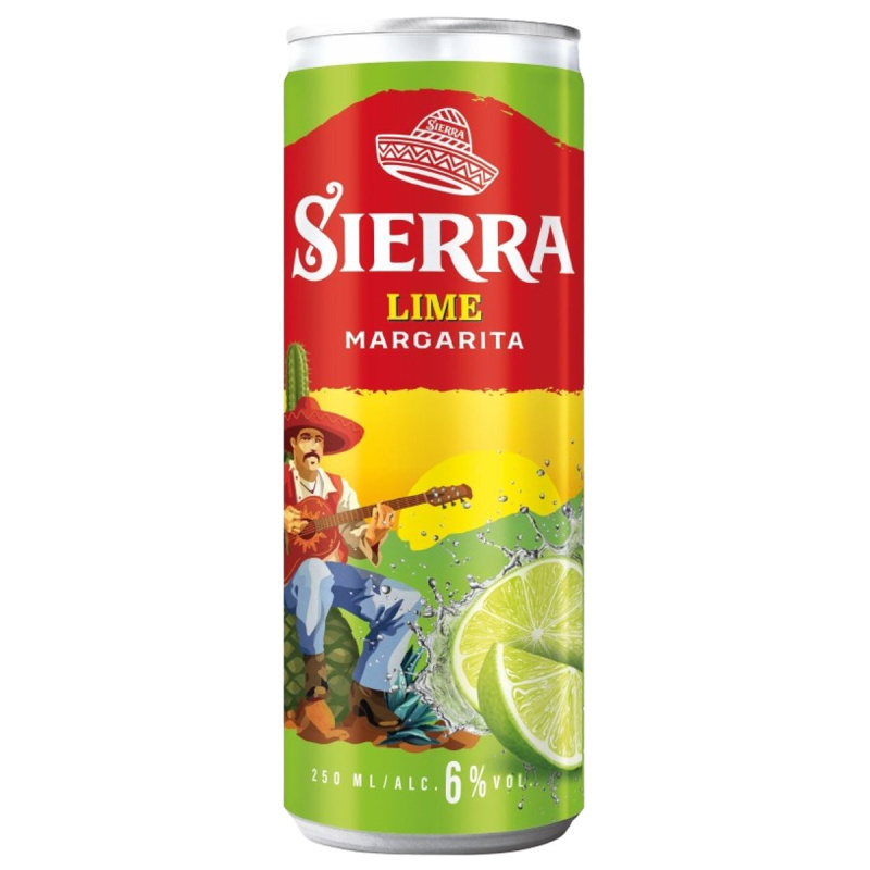 Sierra Tequila Margarita Lime RTD 6% obj.