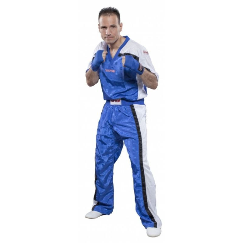 TOP TEN pointfighting mikina modrá a bílá (CENA SE MĚNÍ) modrá-bílá+L