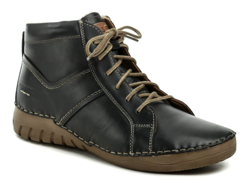 Josef Seibel 89201 tmavě modré dámské nadměrné zimní boty EUR 43