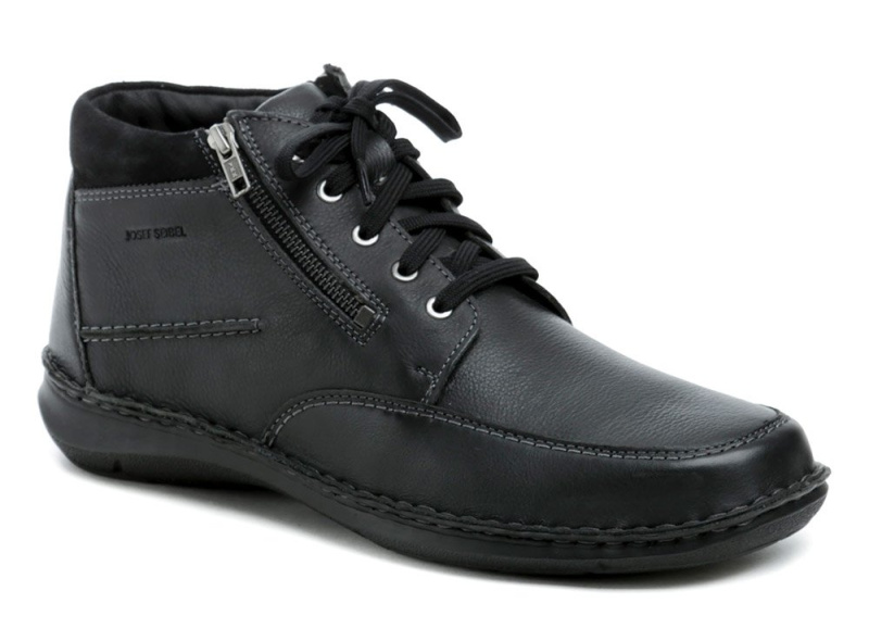 Josef Seibel 44984 černé pánské nadměrné zimní boty EUR 48