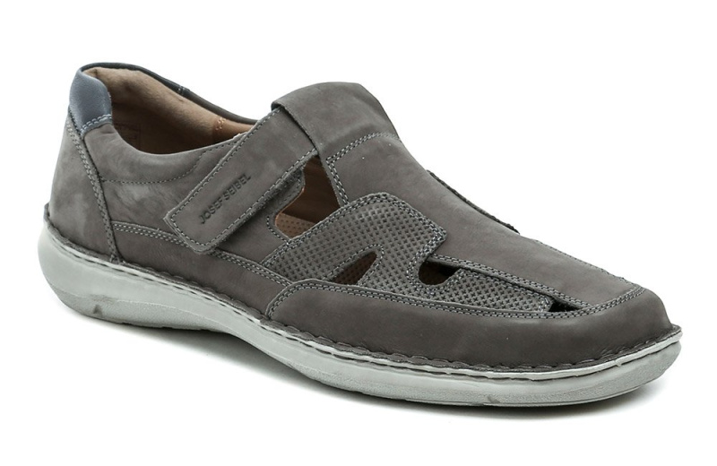 Josef Seibel 44981-518 New Anvers 81 šedé pánské nadměrné polobotky EUR 47