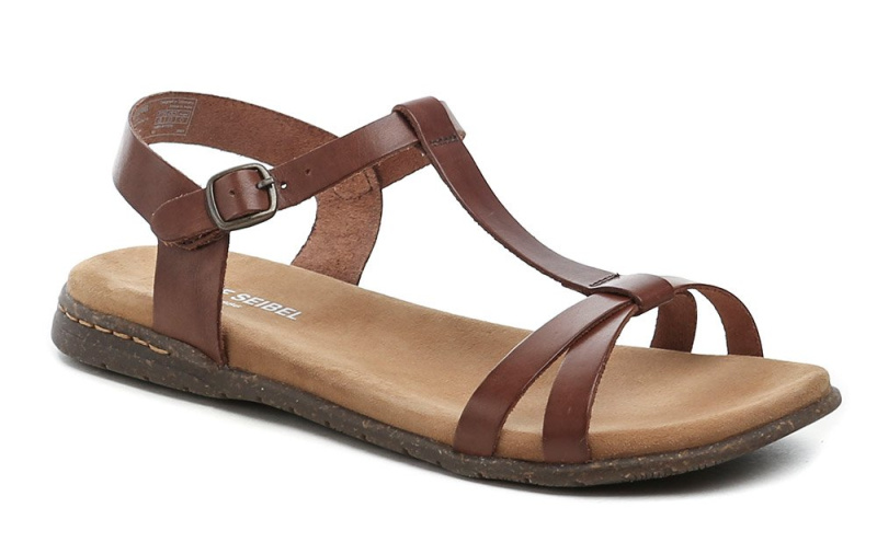 Josef Seibel 74501 hnědé dámské nadměrné sandály EUR 43