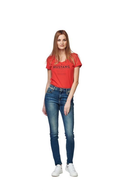 Dámské džíny  MUSTANG Mia-Jeggins modré - 28/32