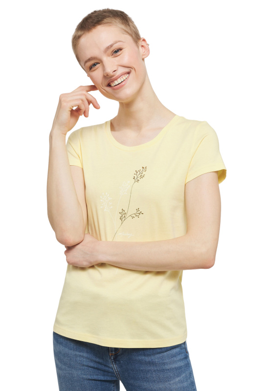 Dámské tričko  MUSTANG  žluté - XS