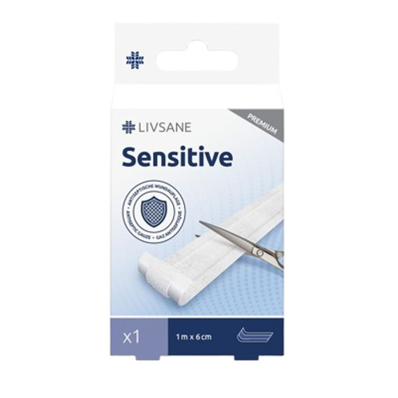 LIVSANE Náplast na citlivou pokožku 1mx6cm