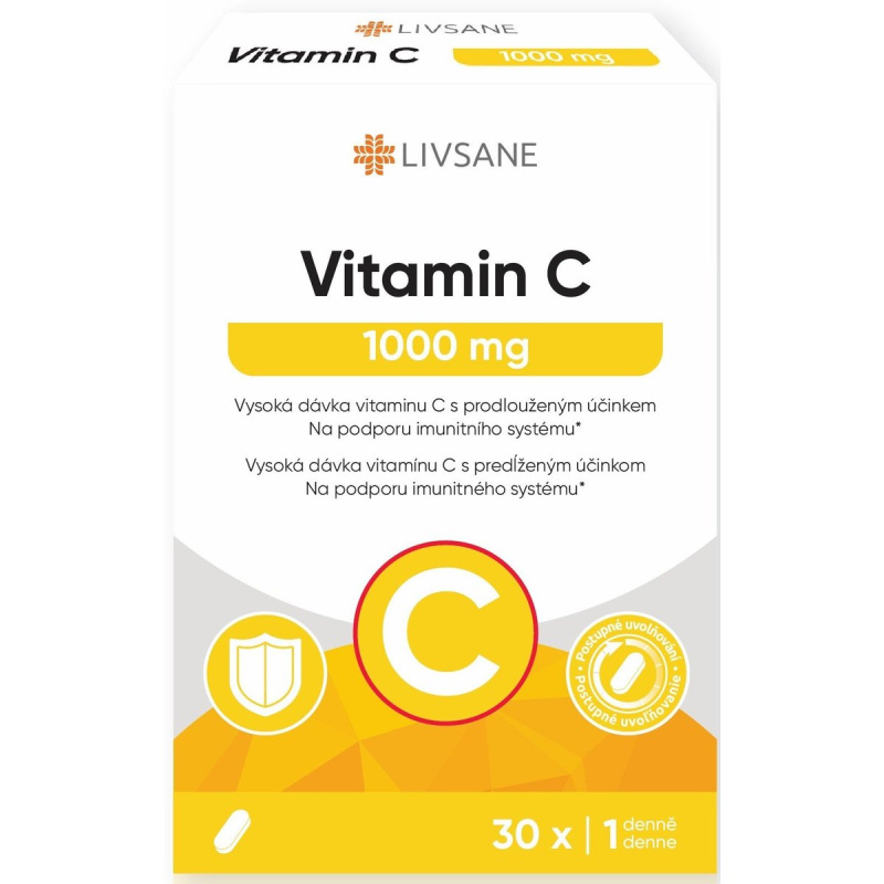 LIVSANE Vitamin C 1000mg tbl.30
