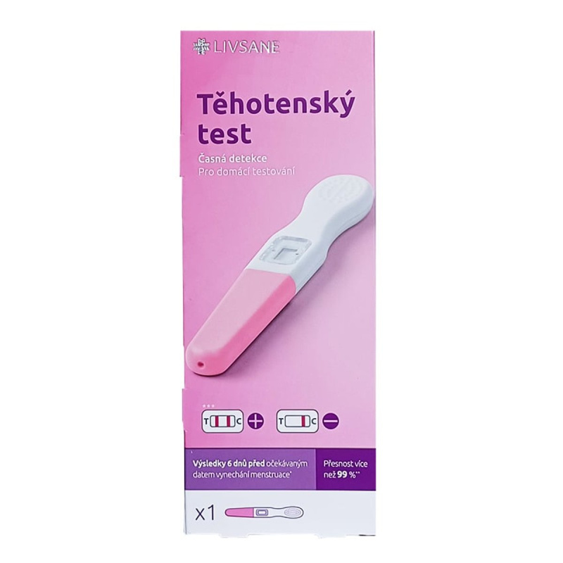 LIVSANE Těhotenský test Časná detekce 1ks