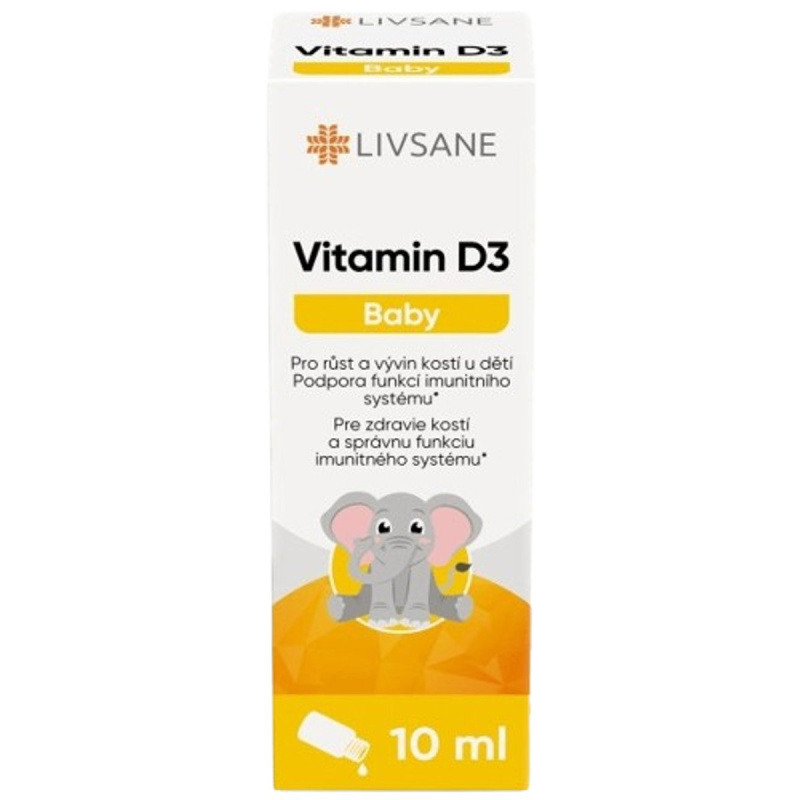 LIVSANE Vitamin D3 Baby kapky 10ml