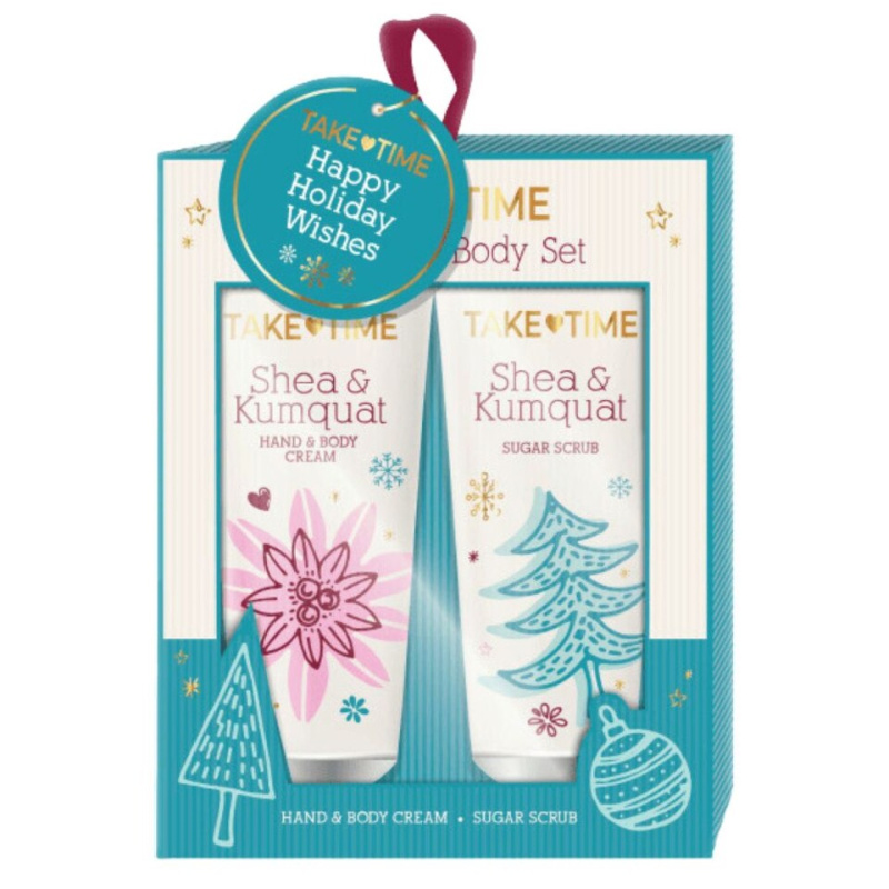 TAKE TIME Krém na ruce a tělo 50ml+cukr.peel.50ml