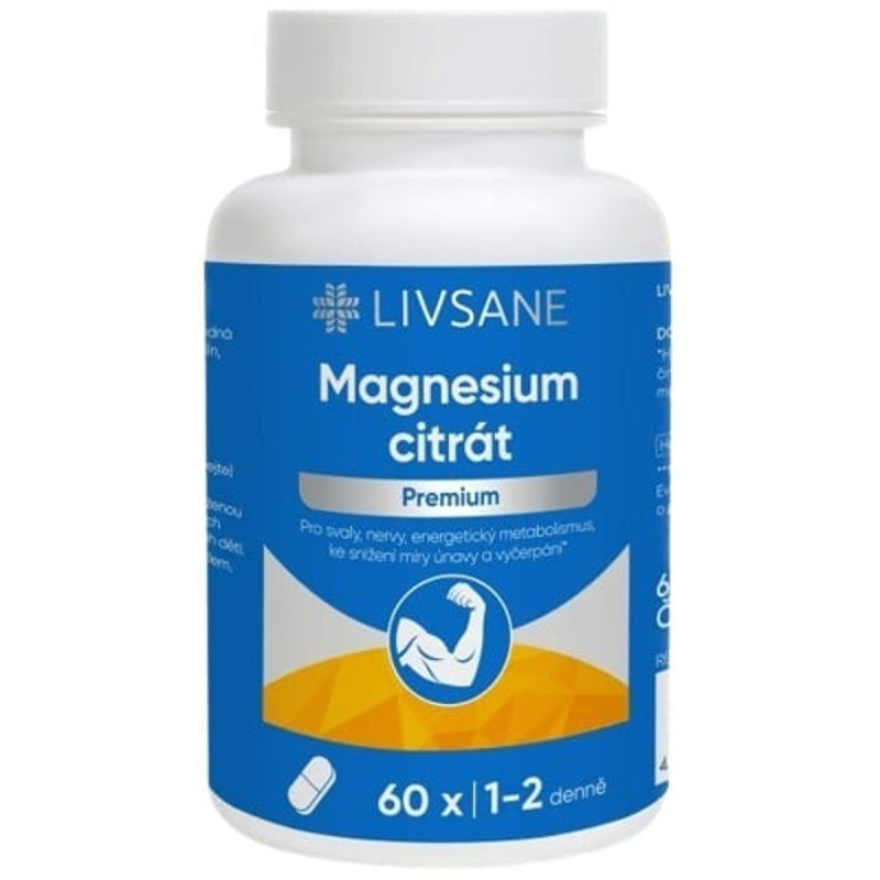 LIVSANE Magnesium citrát Premium tbl.60