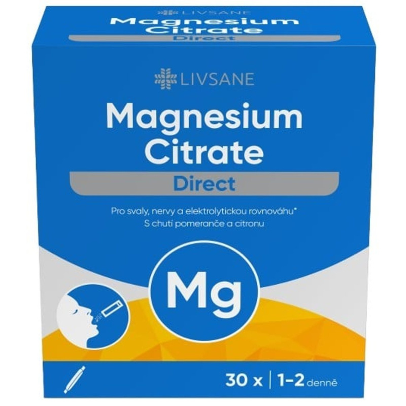 LIVSANE Magnesium Citrate Direct sáčky 30x2.1g