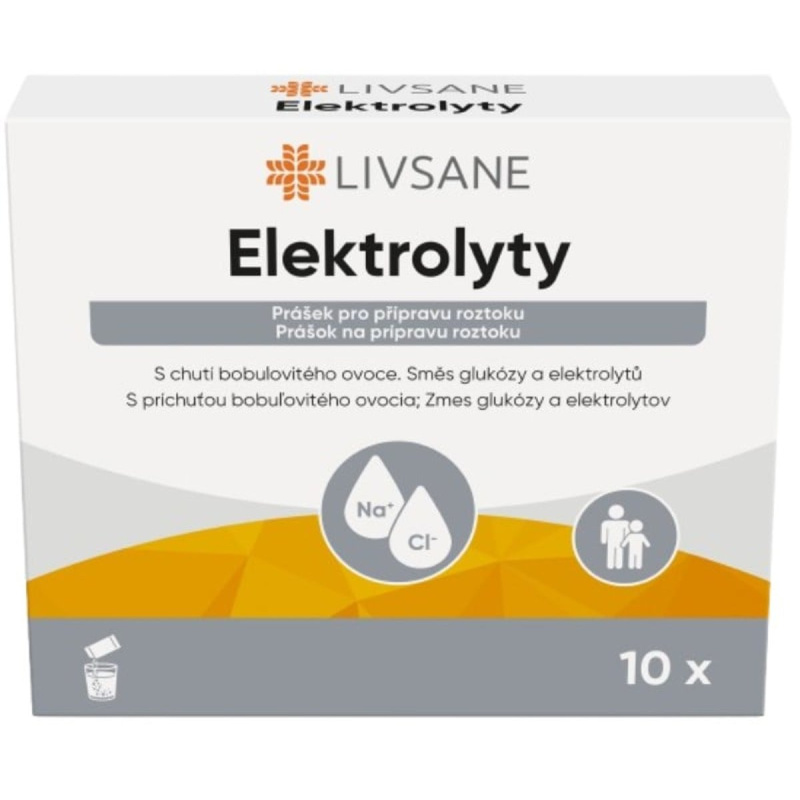 LIVSANE Elektrolyty prášek pro přípr. rozt.10x5.4g