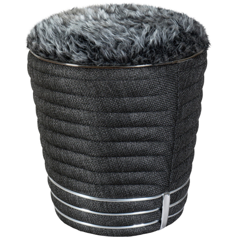 MID.YOU TABURET, textil, 42/50 cm