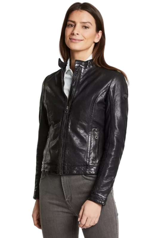 Dámská kožená bunda  GIPSY Josie černá - M