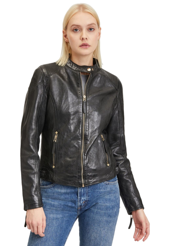 GW Aneta 9000 Black 1101-0552 Dámská kožená bunda