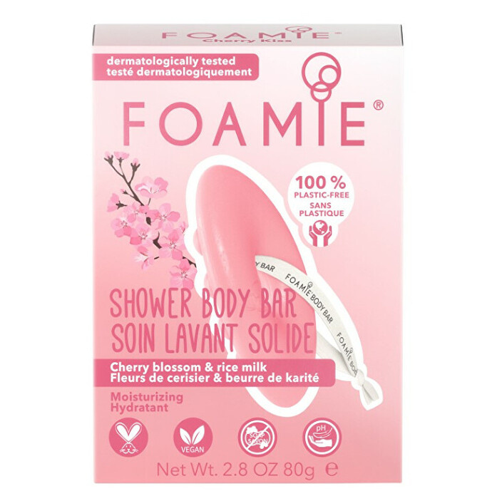 Foamie Cherry Kiss Shower Body Bar syndet do sprchy 80 g