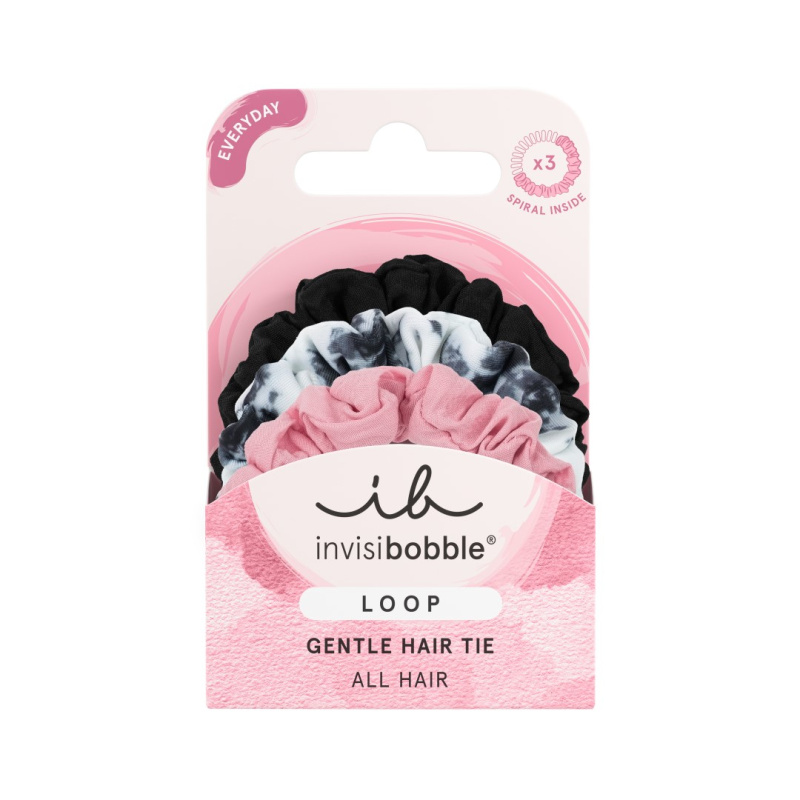 invisibobble LOOP+ Be Gentle gumičky do vlasů 3x1 ks
