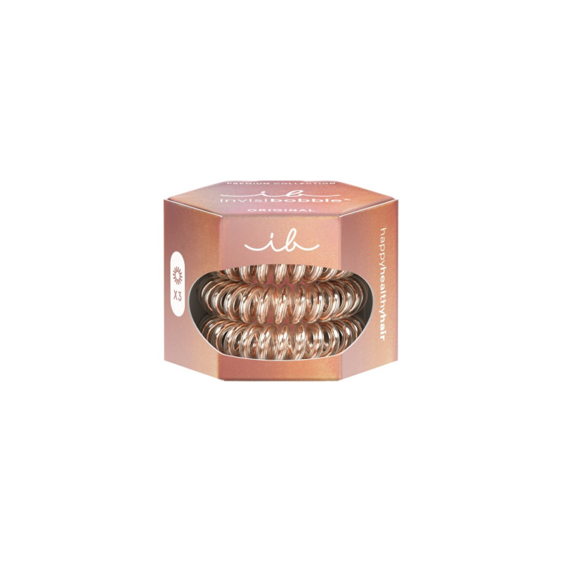 invisibobble Original Premium gumičky do vlasů Bronze Me Pretty 3 ks