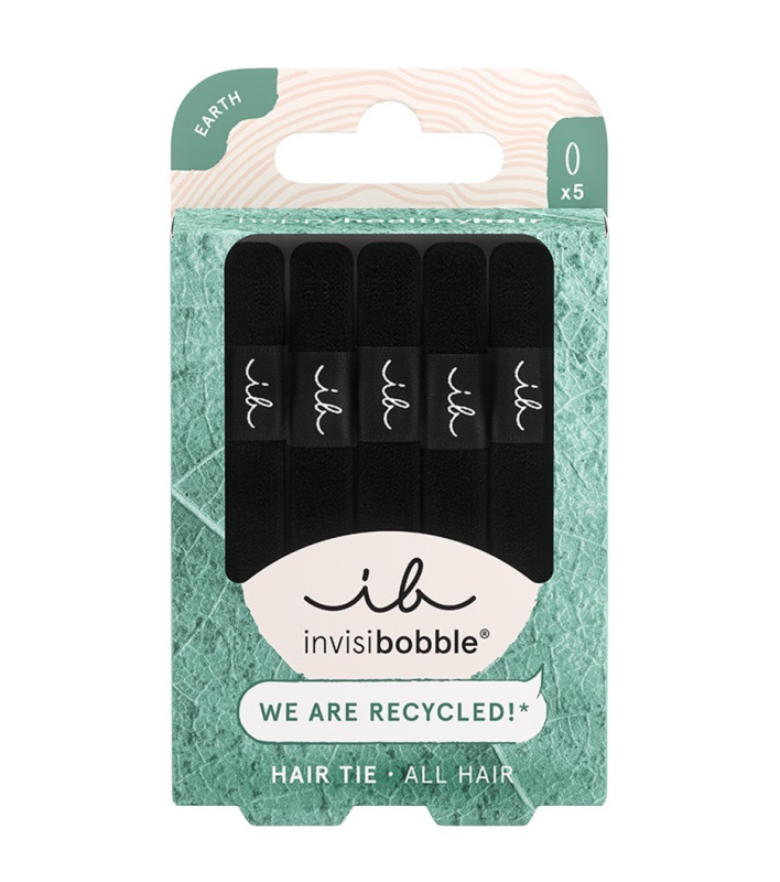 invisibobble Hair Tie gumičky do vlasů Black 5 ks