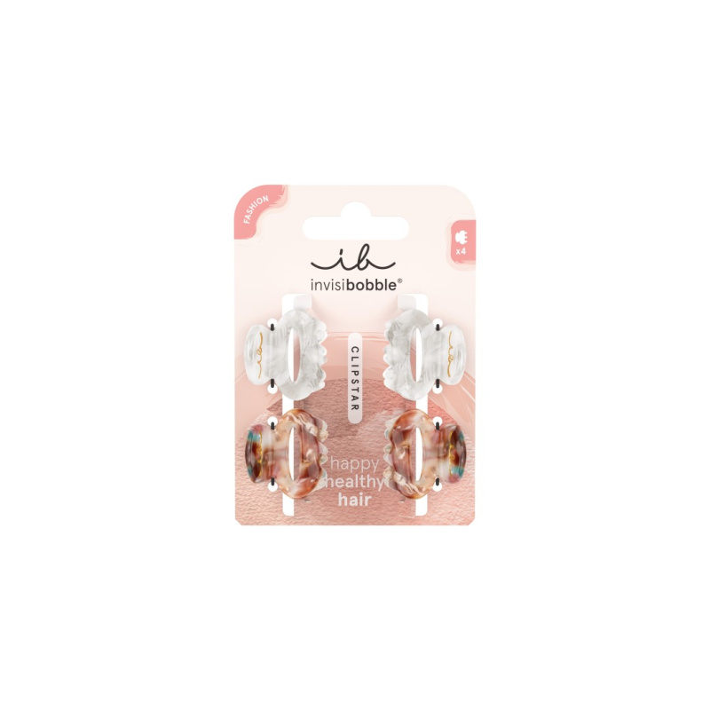 invisibobble Clipstar Petit Bijoux skřipce na vlasy 4 ks
