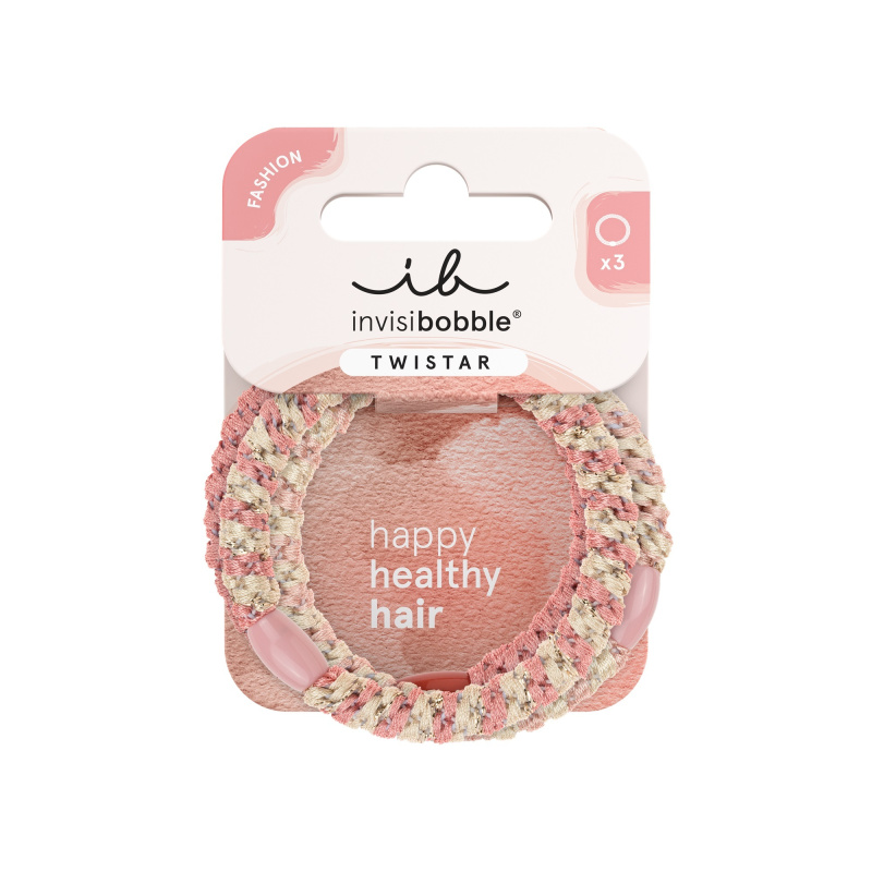 invisibobble Twistar Blush Braids gumičky do vlasů 3 ks 3 ks