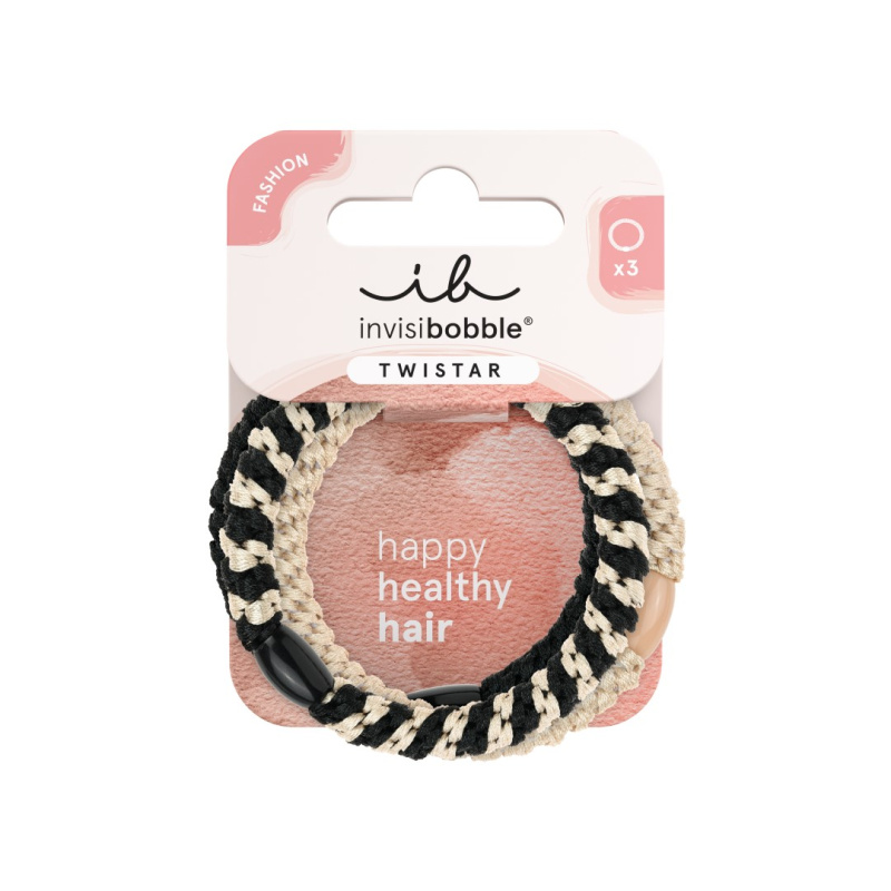 invisibobble Twistar Classical Braids gumičky do vlasů 3 ks 3 ks