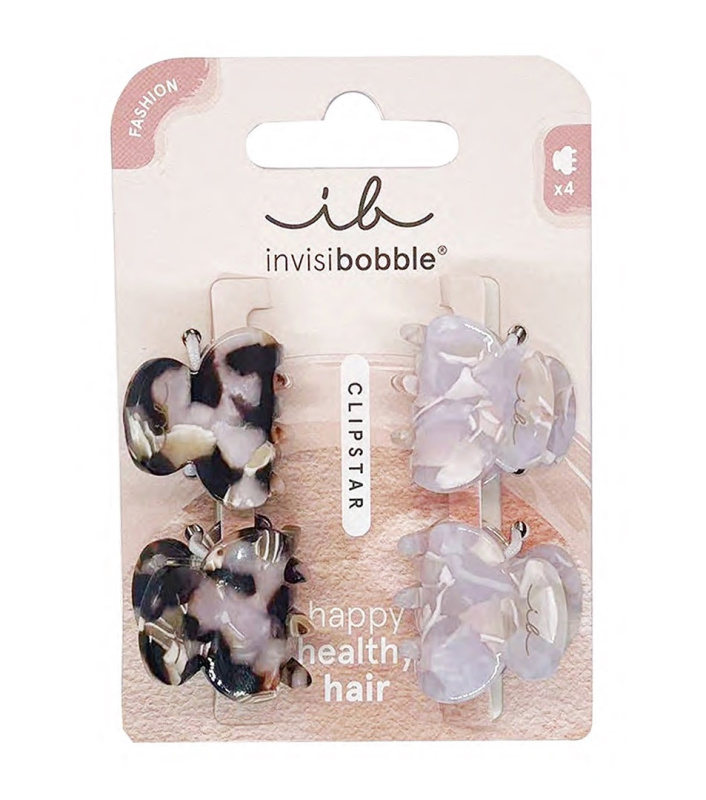 invisibobble Clipstar Petit Four skřipce na vlasy 4 ks