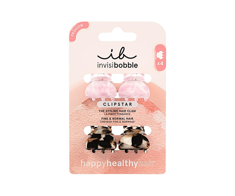 invisibobble Clipstar Petit Four skřipce na vlasy 4 ks