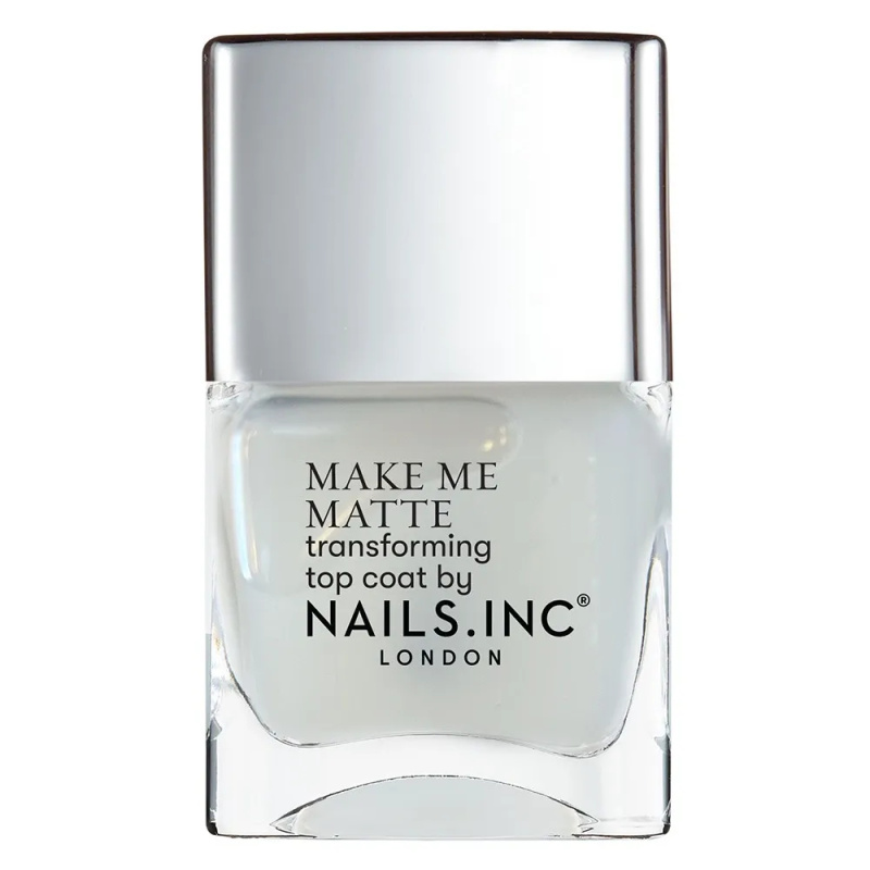Nails Inc. Treatment Better on Top Matte vrchní lak na nehty 14 ml