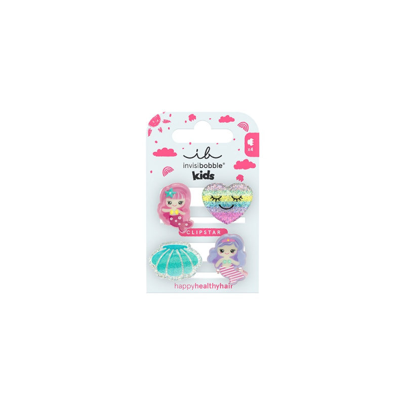 Invisibobble Clipstar Kids Mermaid Dreams dětské skřipečky 4 ks